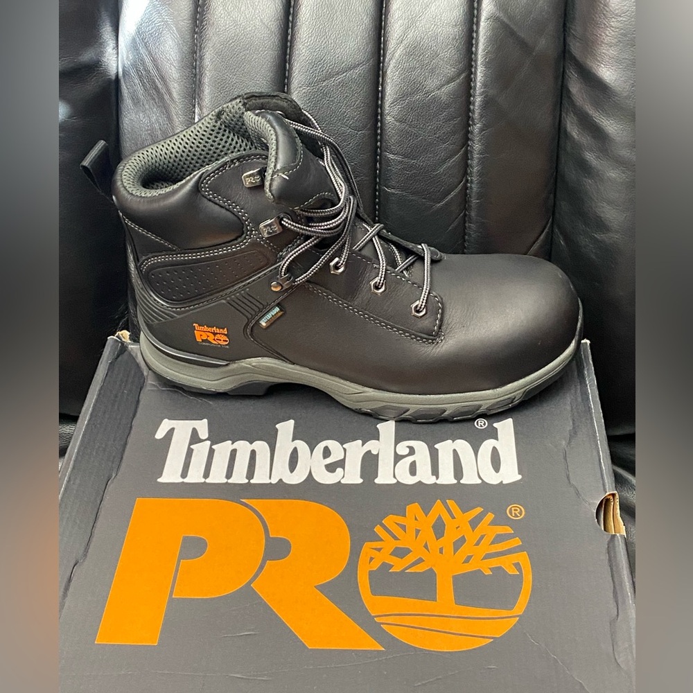 Timberland Composite Safety Toe Boots Size 10 W